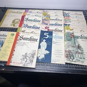 Sunshine Magazine Lot of 23 Issues from the 50’s 1953-1957 Collection Vintage
